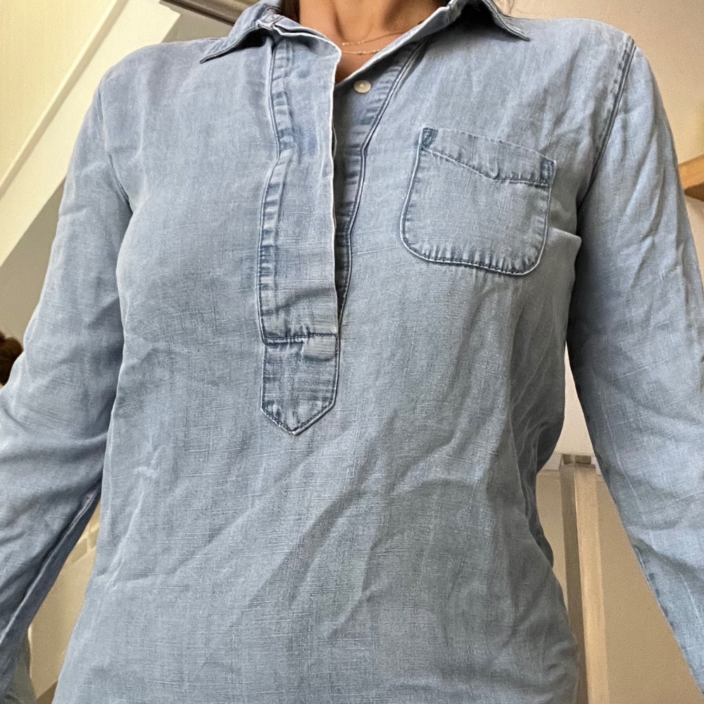 Softened Jean Shirt